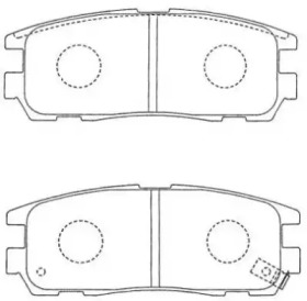 Комплект тормозных колодок AISIN ASN-149